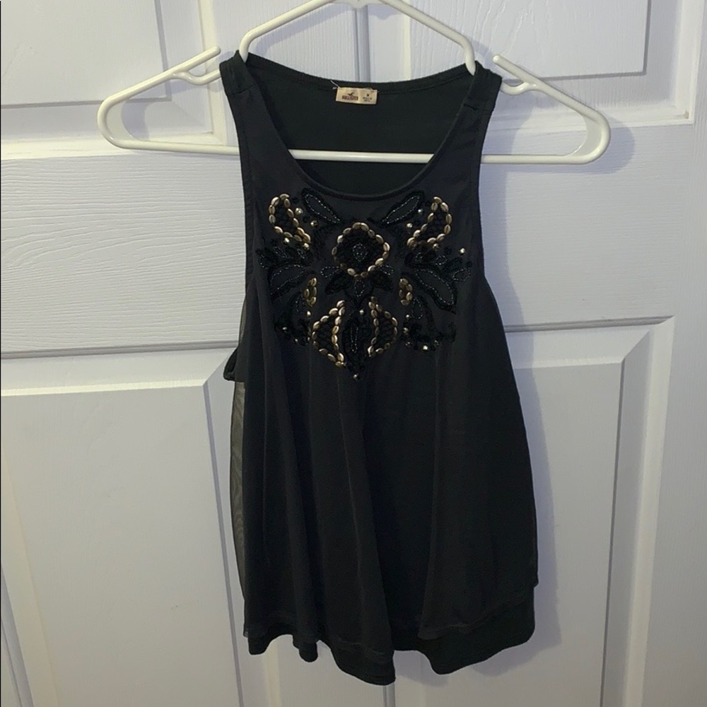 Hollister jeweled tanktop